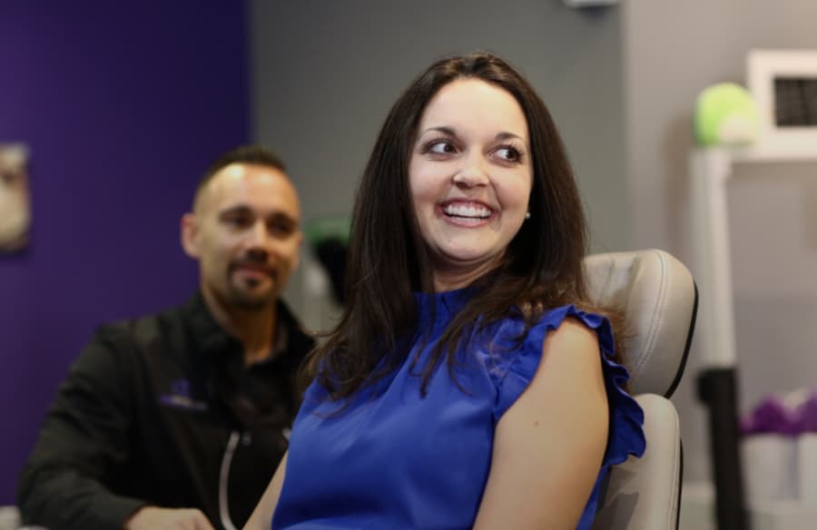 patient having scans taken